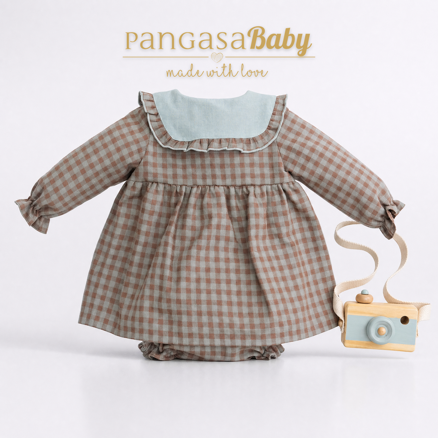 JESUSIN CUADROS VICHY MINT 3-24 meses pangasa baby