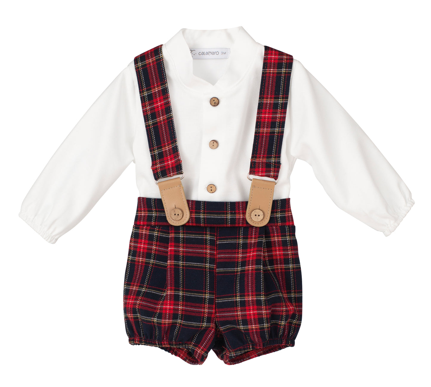 Conjunto Bebé Pololo Copenhague Niño – Colección Navidad Calamaro (1-36 meses) 🎄👦