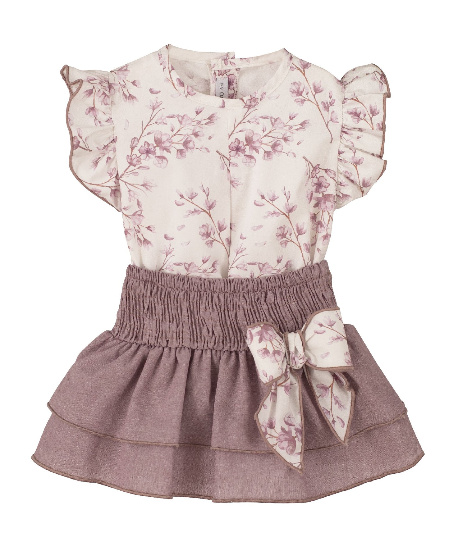 Conjunto falda ginseng Calamaro bebé 1-36 meses