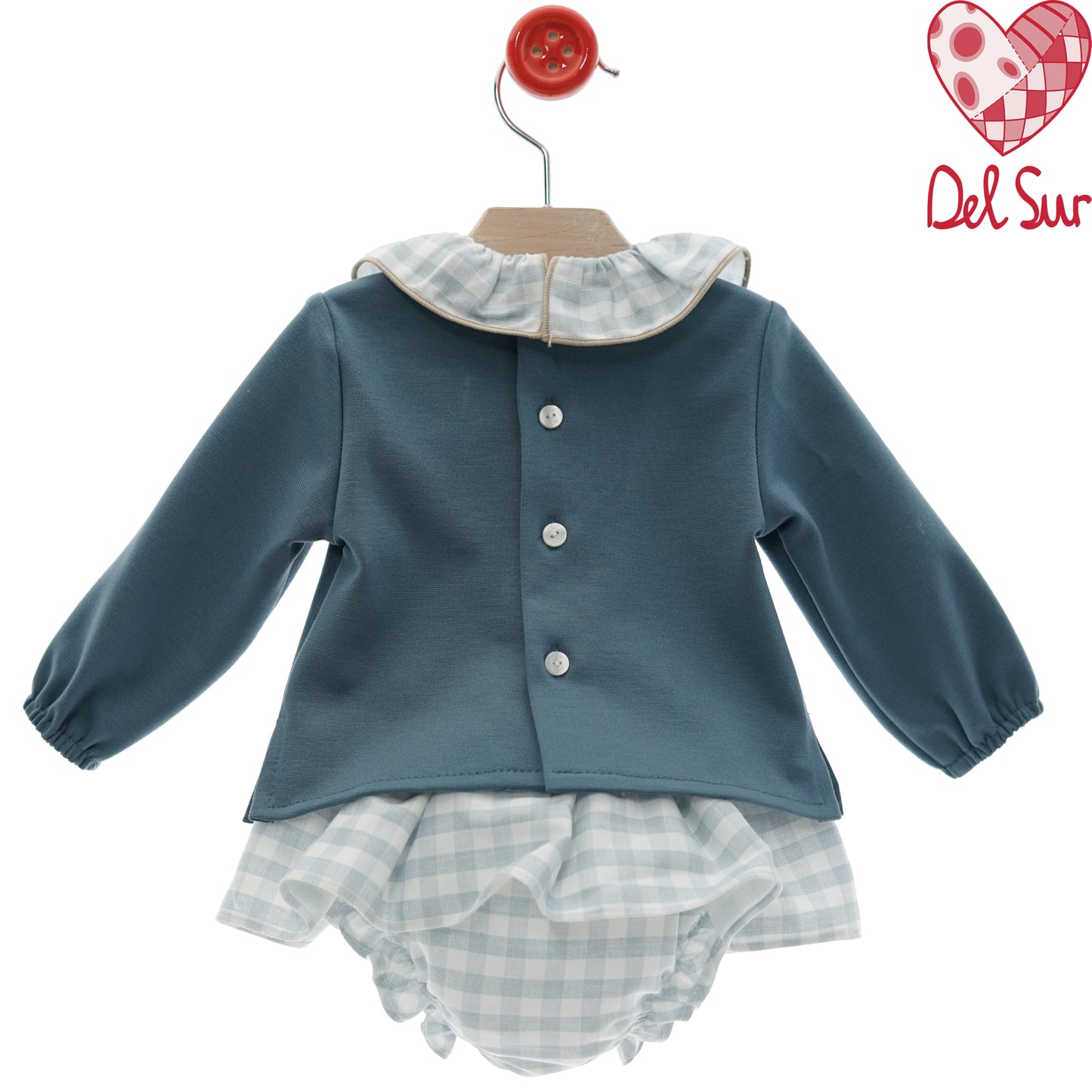 Conjunto bebé niña con pololo | Familia Ovillo | Del Sur 1-36 meses 🎀