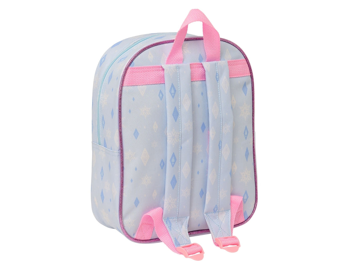 Mochila Escolar FROZEN Lila 22 x 27 x 10 cm 3D