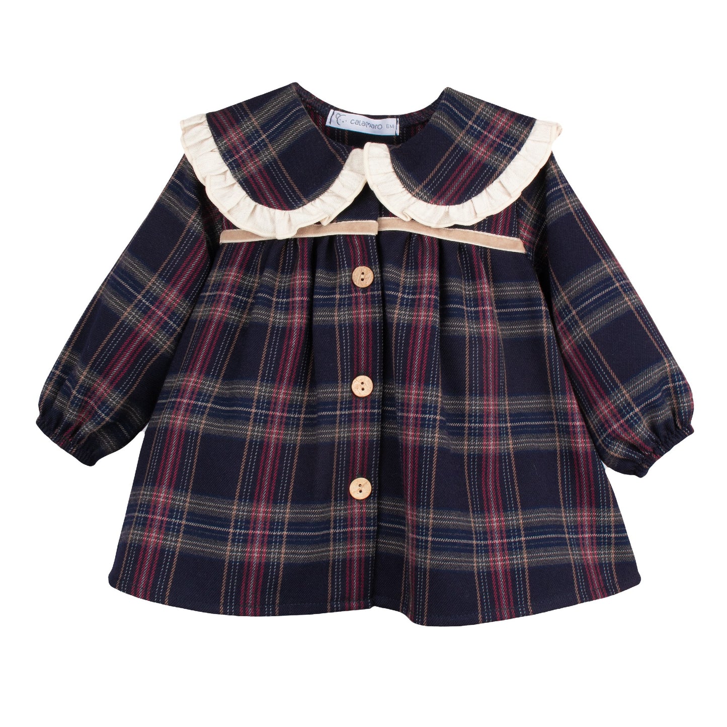Vestido Salor Calamaro bebé niña 6-24 meses | Colección Navidad