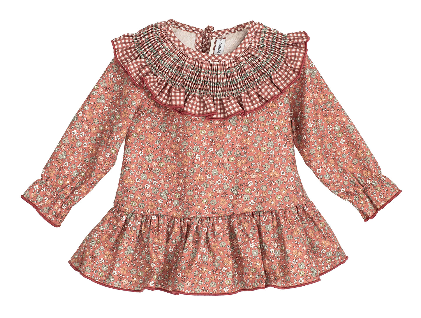 Vestido Siroco Calamaro niña | 100% algodón | Tallas 6 meses a 6 años