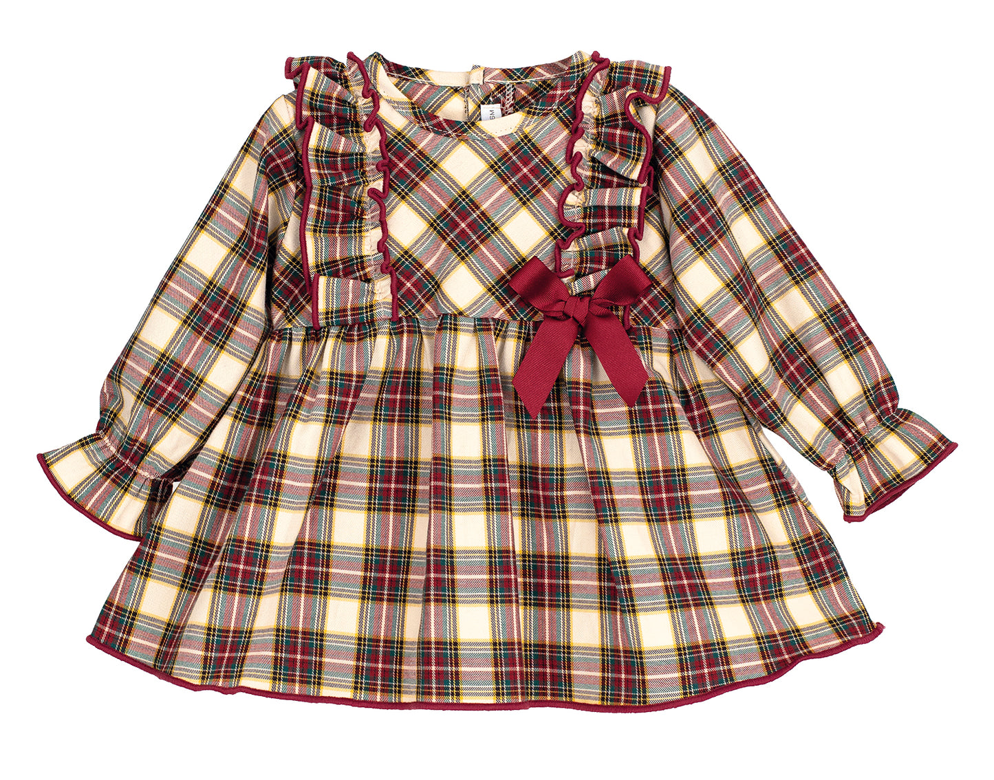 Vestido Boreas Calamaro bebé 6-24 meses y niña 3-6 años | Navidad 2025/2026 | 100% algodón