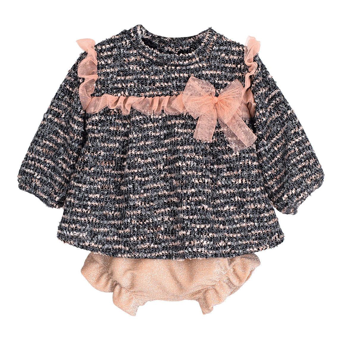 Jesusito Lips bebé niña Calamaro – Colección Fiesta 3 a 36 meses