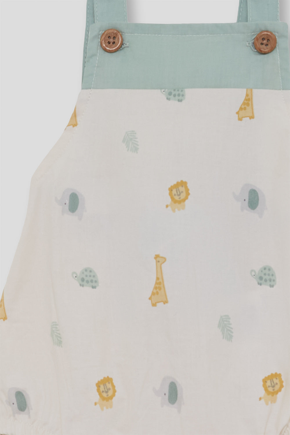Peto Bebé Estampado Animales Verde 1-24 Meses – Street Monkey Verano
