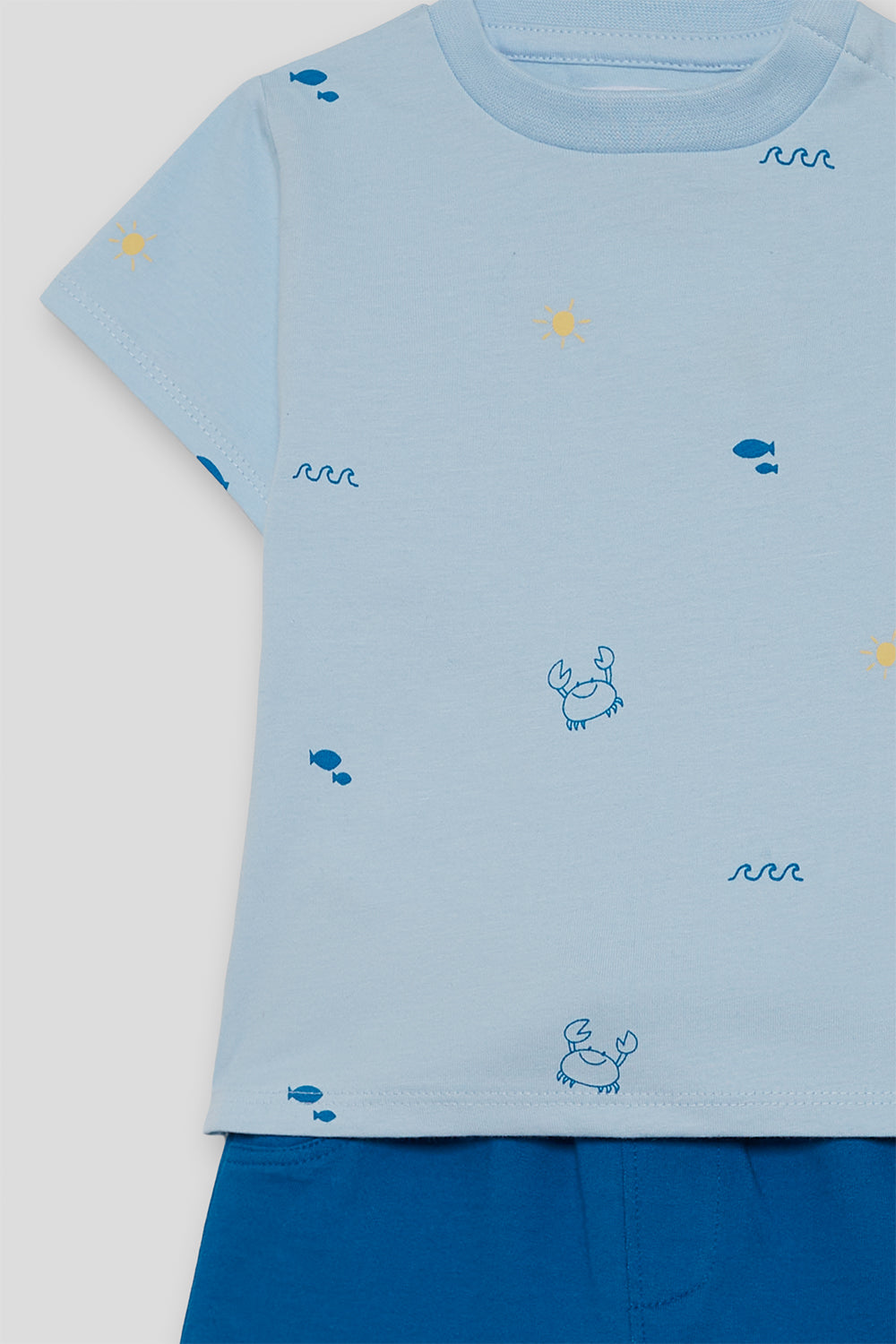 Conjunto Bebé Niño Marino Azul 3 Meses-6 años– Street Monkey Verano