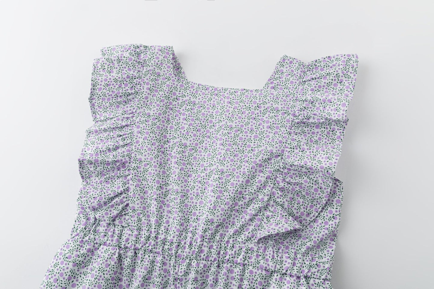 Mono floral morado niña 3-10 años