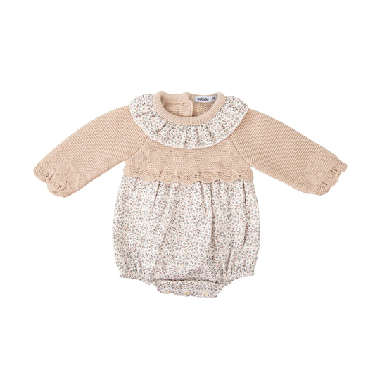 Pelele punto bebé niña Babidú Escarcha – Bombacho 1-24 meses