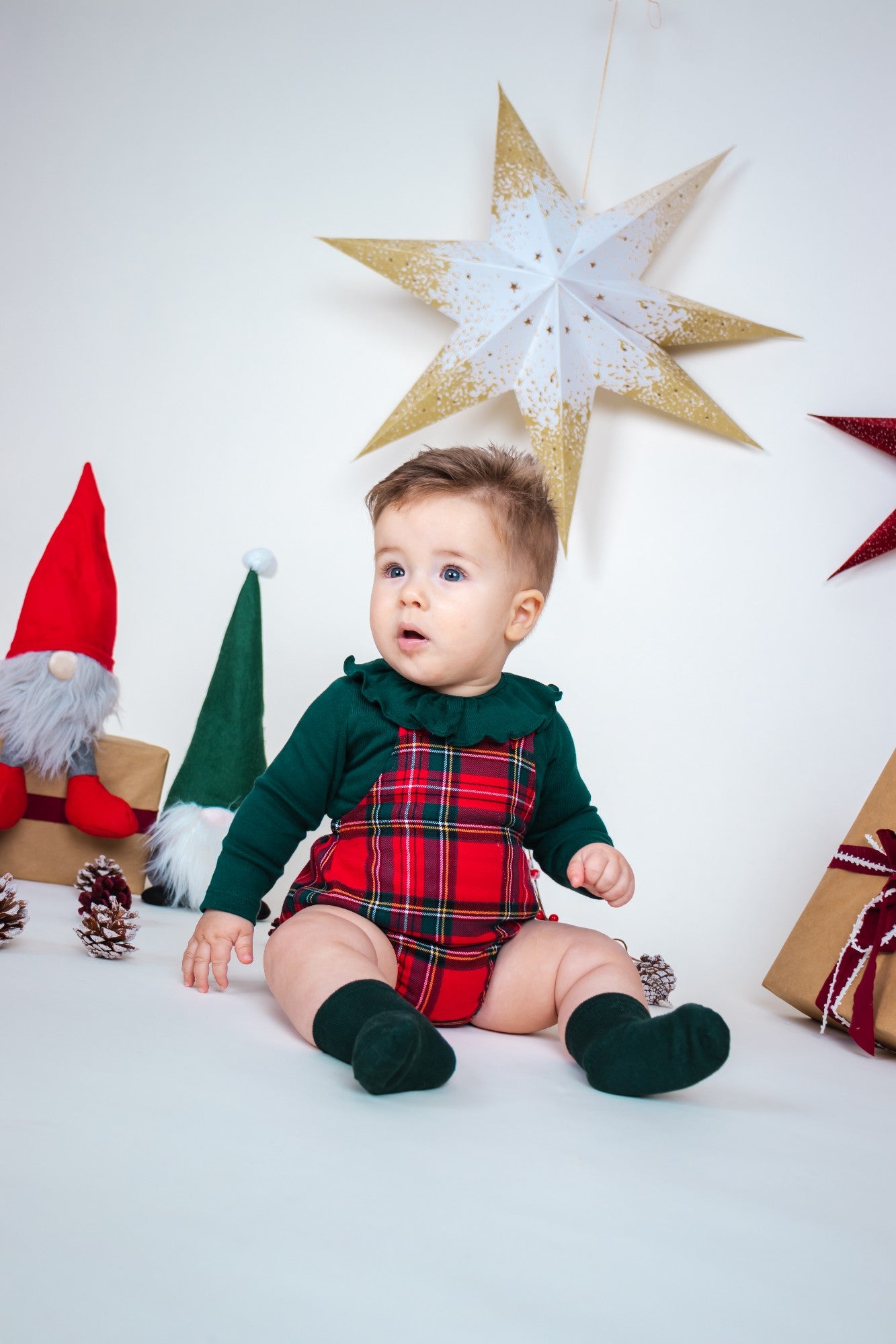 Peto bebé Bidasoa Calamaro 🎄 | Navidad niño 1-24 meses