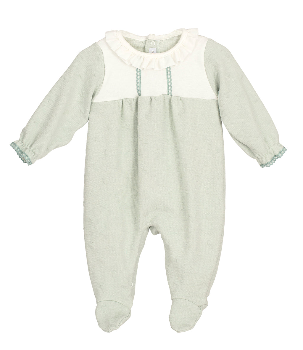 Pelele Burán Mint Calamaro | Recién Nacido 0-6 Meses 50% Algodón