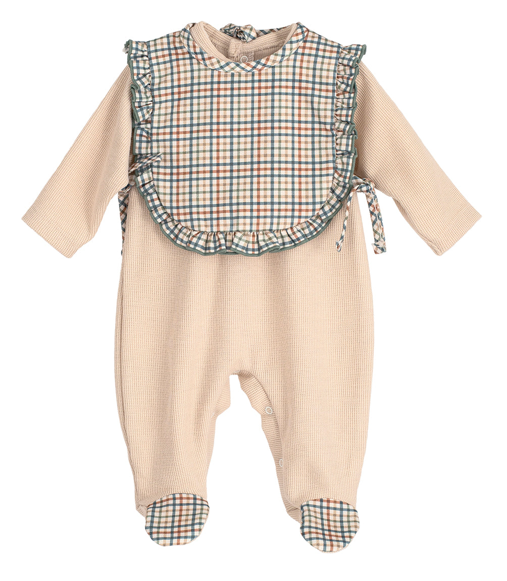 Pelele Chamsin Calamaro bebé unisex | Primera puesta 0-6 meses | 100% algodón