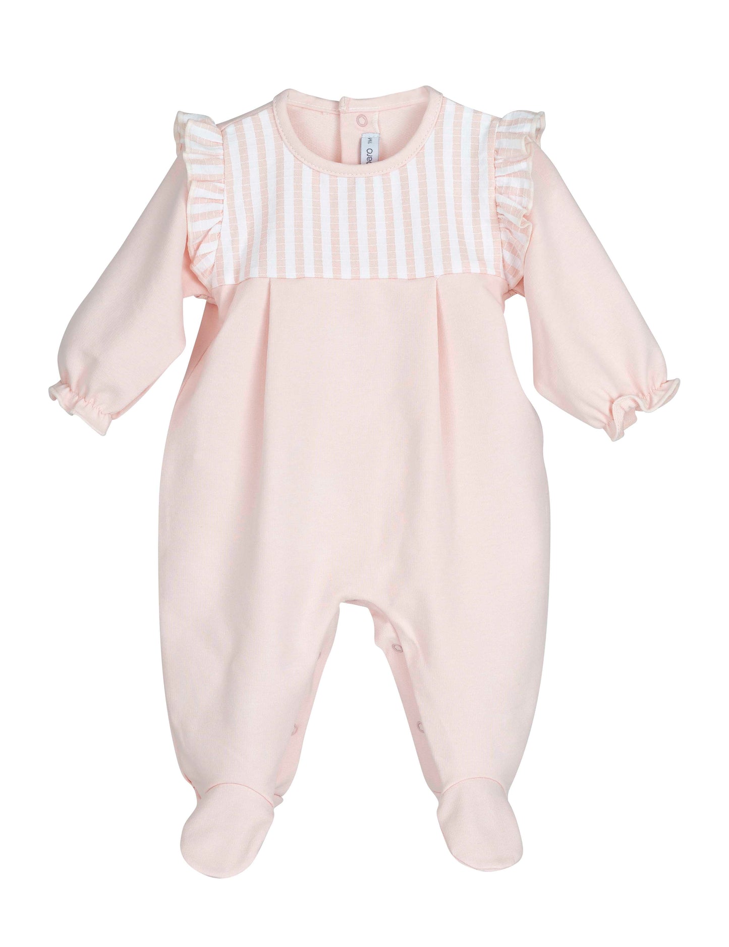 Pelele Bebé Familia Bundi Rosa Calamaro | 0-6 Meses | Primeras Puestas