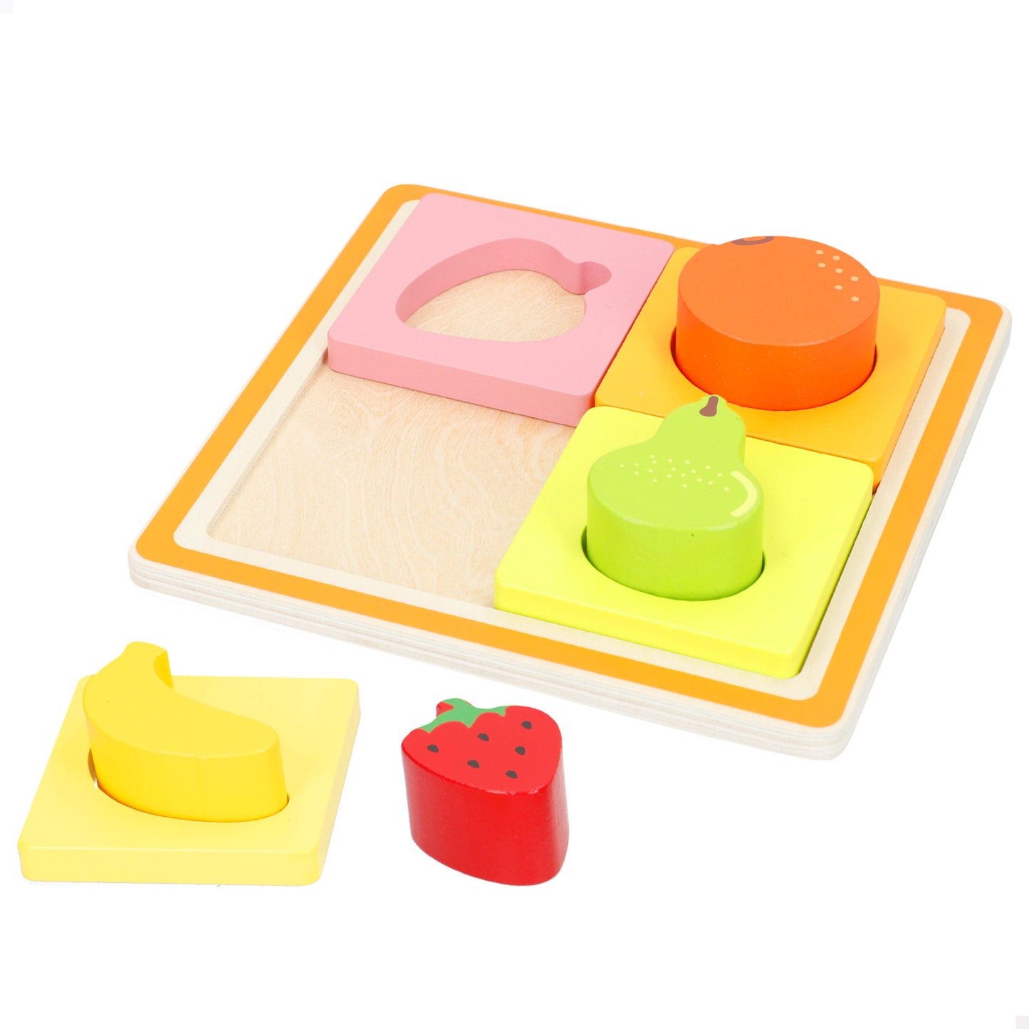 Puzzle de Formas de Madera 2/S +6 Diseños (12M+)-Woomax –