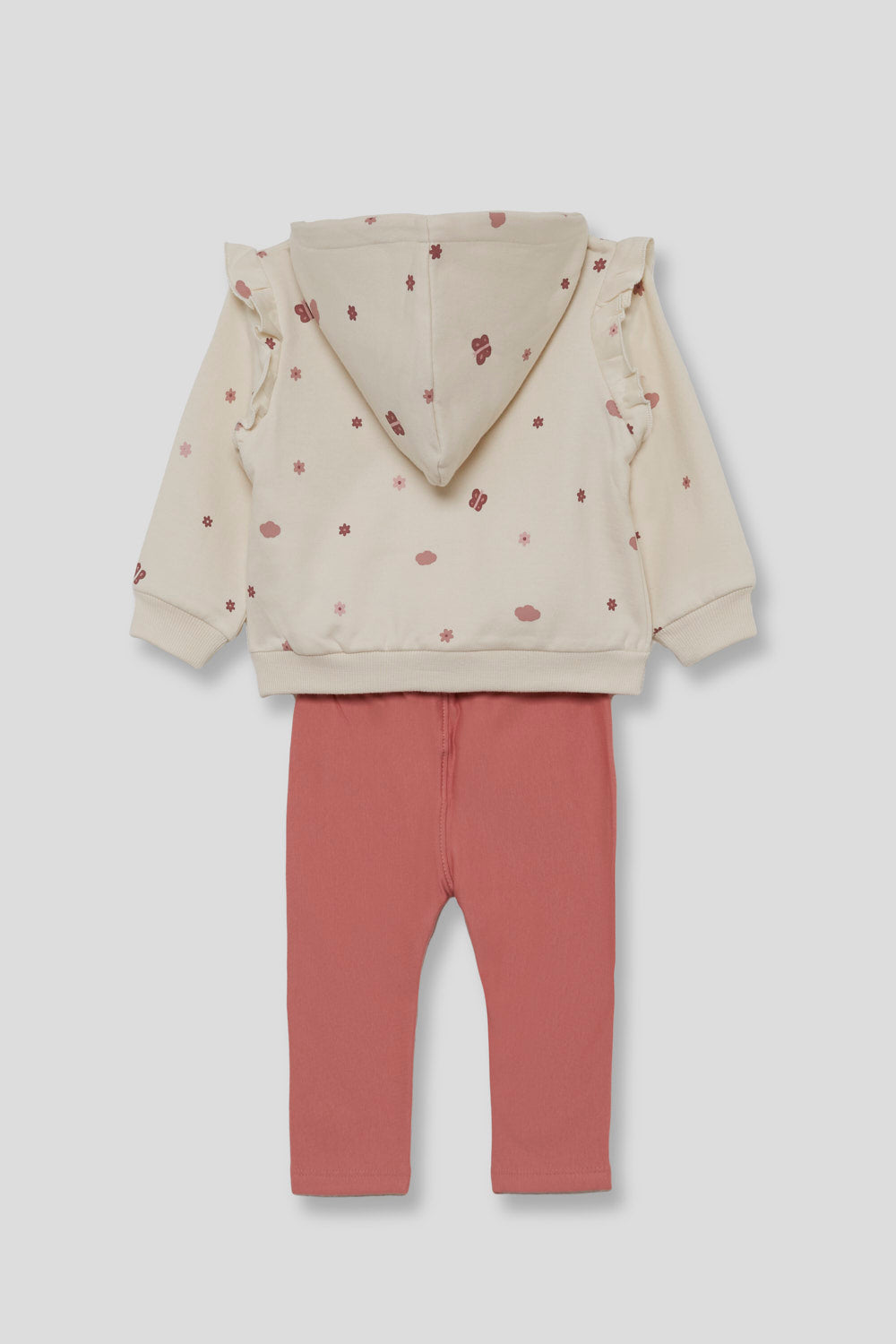 Conjunto Bebé Niña Sudadera con Capucha y Leggings | 363008