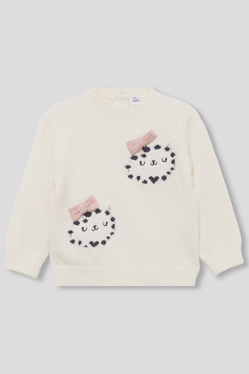 Jersey crudo de punto con gatitos – Street Monkey