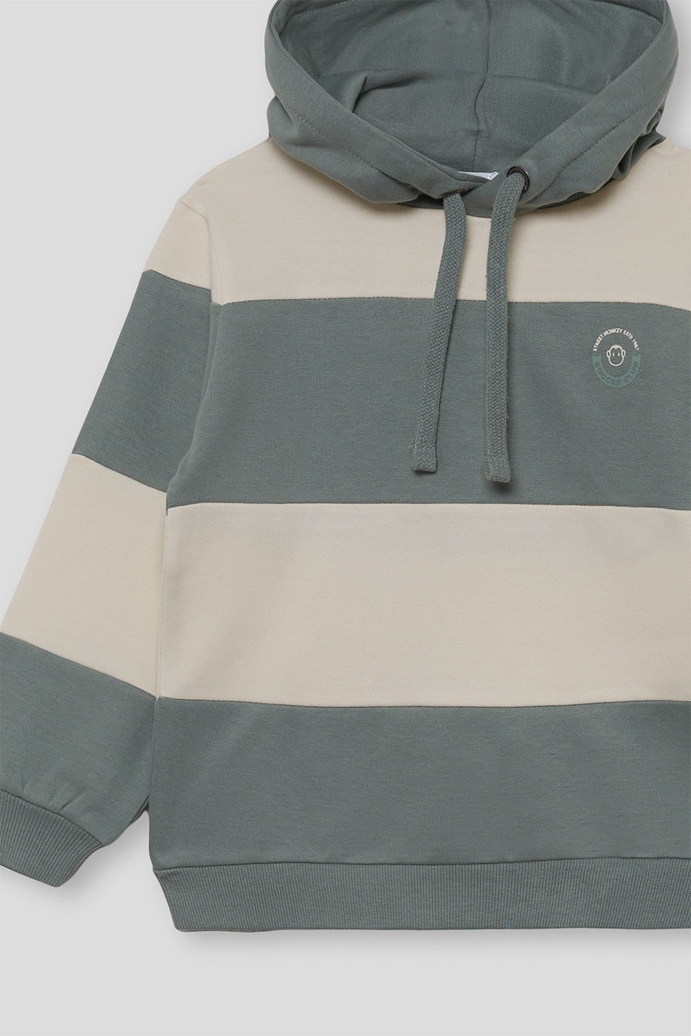💚 Sudadera con capucha verde oscuro Street Monkey