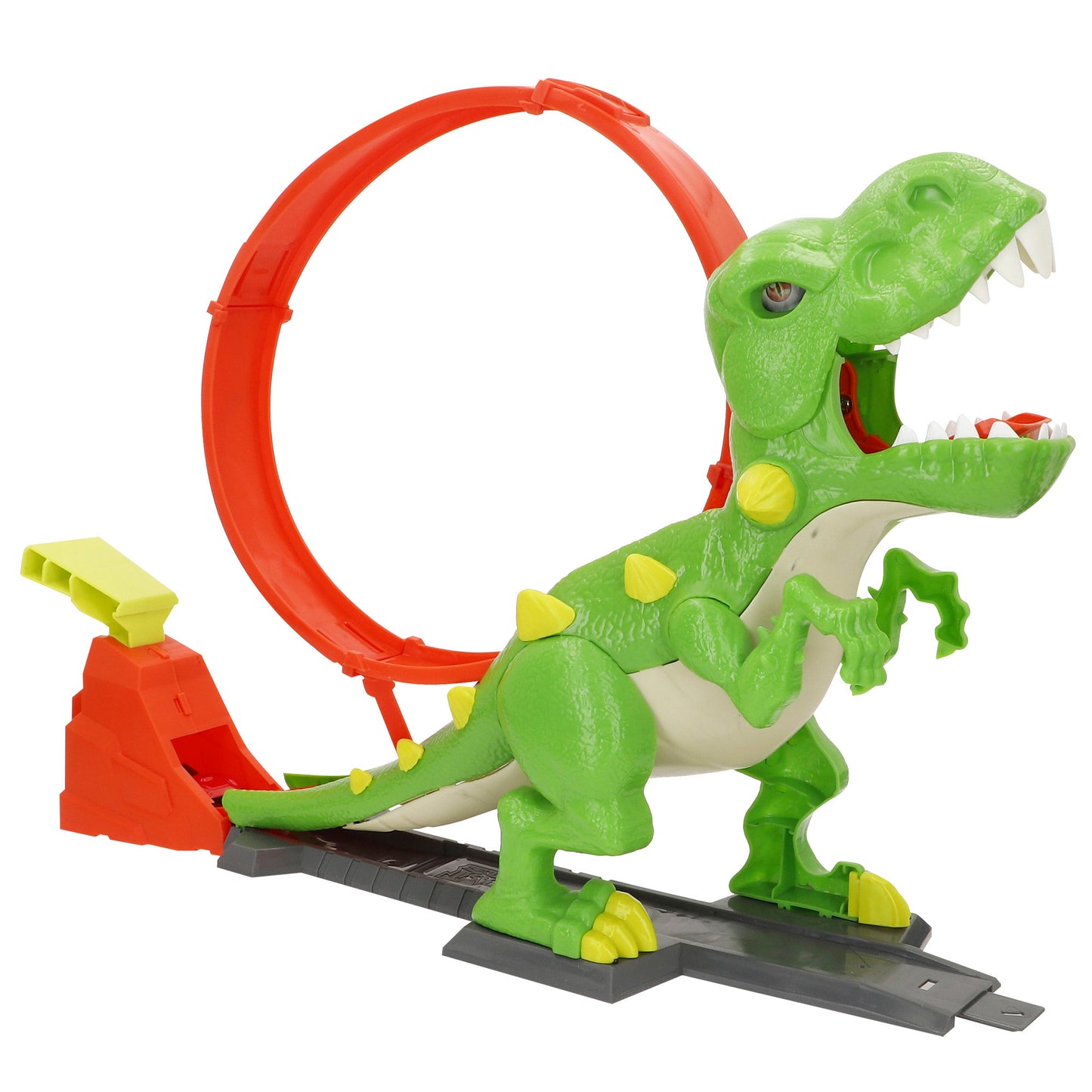 Pista T-Rex Twister con 1 Coche Metálico Teamsterz