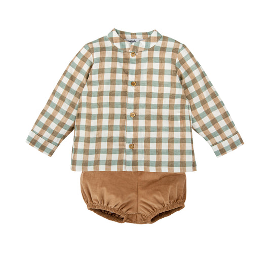 Conjunto niño colección Ámbar – Camisa y pantalón 3-36 meses
