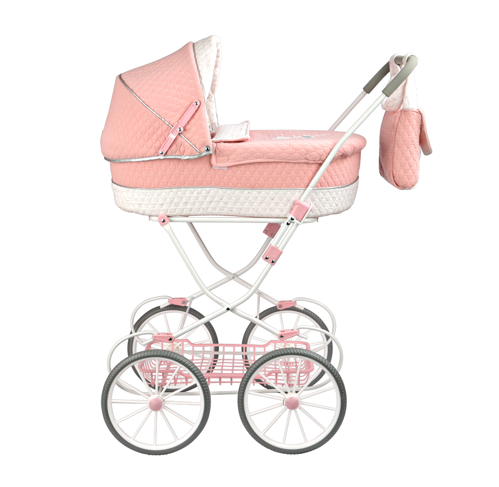Coche Capota Universe con bolso – Carrito para muñecas hasta 56 cm 🧸✨