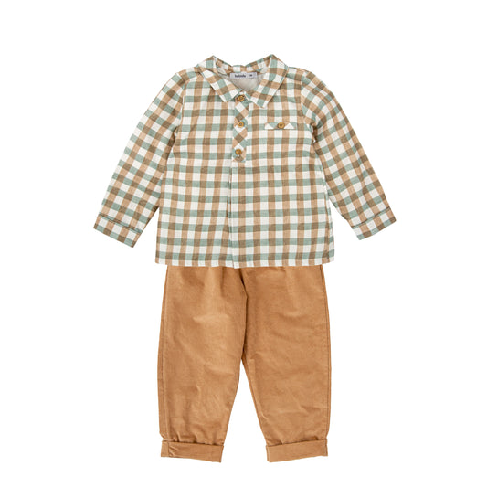 Conjunto niño colección Ámbar – Camisa y pantalón largo 3-8 años