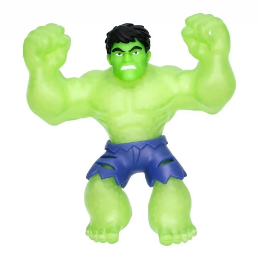 Figura de Acción Goo Jit Zu Marvel Glow Surge Hulk: ¡Diversión Extrema con Hulk!
