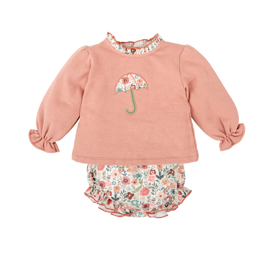 Conjunto niña sudadera y pololo Familia Horizonte Babidu (3-36 meses)