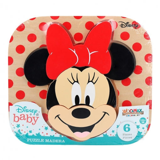 Woomax - Puzzle de Madera Minnie Disney Baby