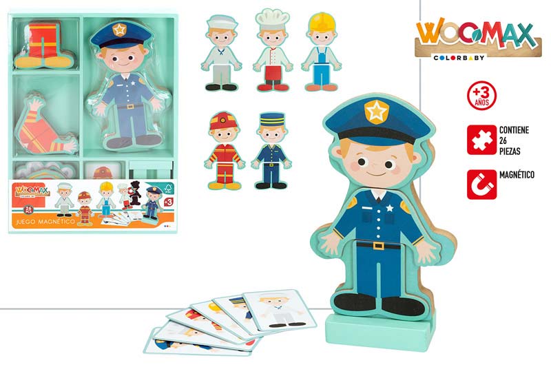 WOOMAX-PUZZLE MADERA VESTIDOS 3A+
