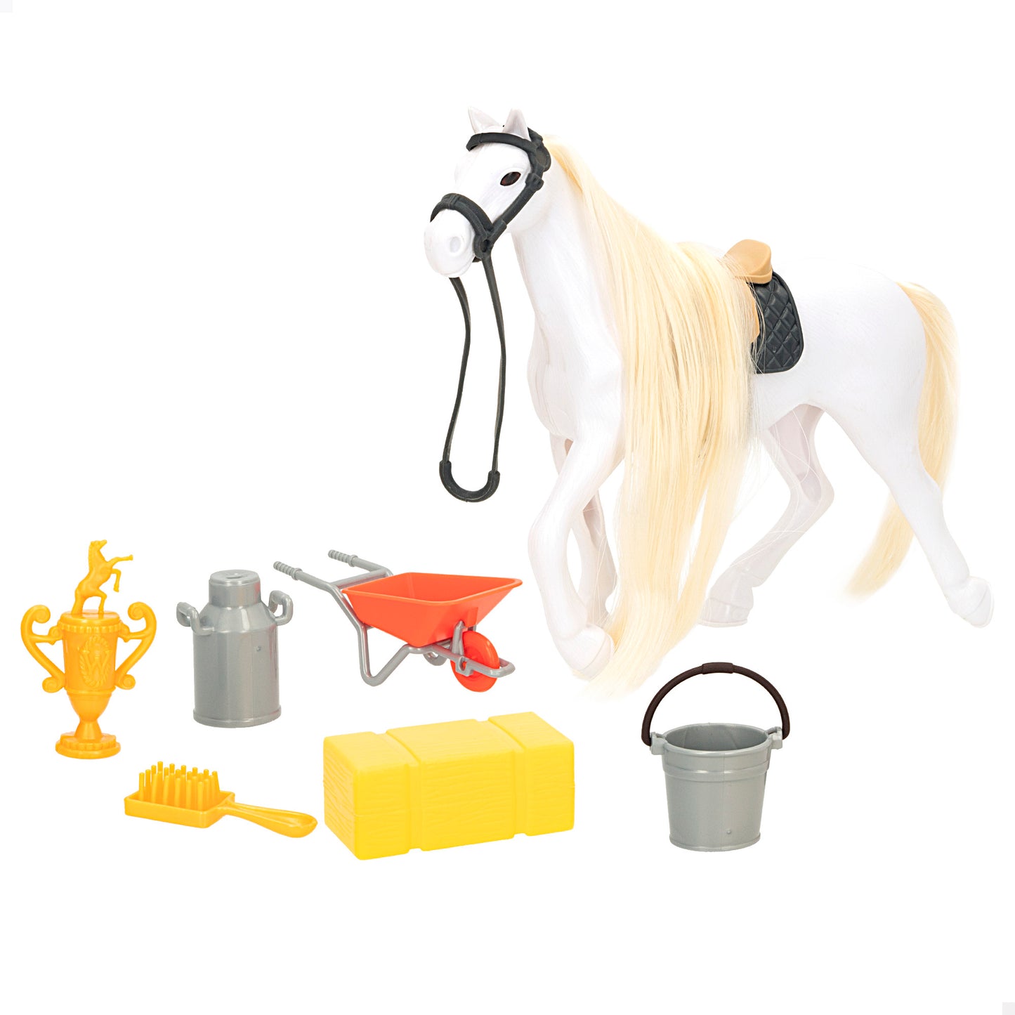 Set Caballo 19 cm con Accesorios Animal World
