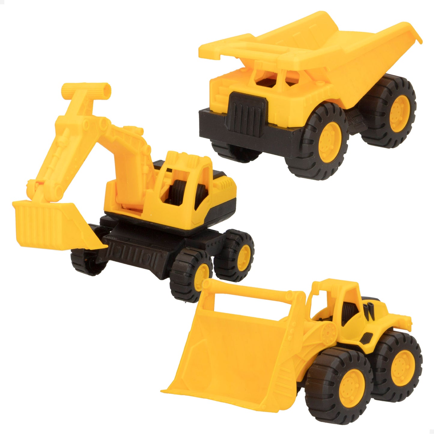 Pack 3 Vehículos de Construcción 🚧🚜 Speed&Go