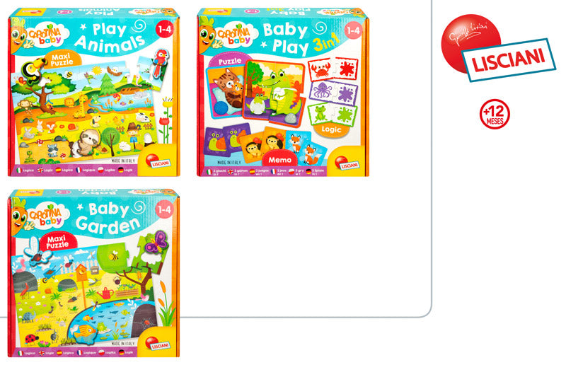 Puzzle Infantil (3 modelos surtidos) +12M 🥕🧩 Carotina Baby
