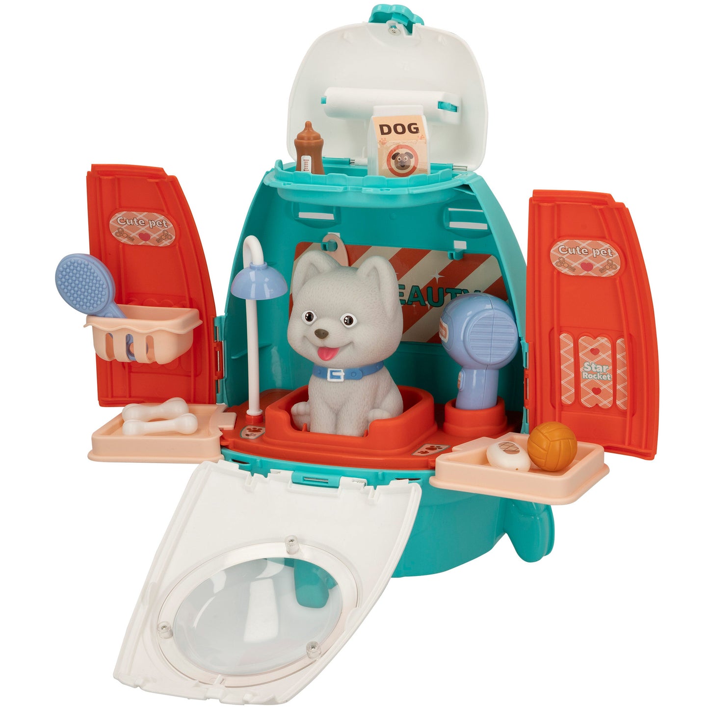 GOGO FRIENDS-SET CUIDADOS MASCOTA COHETE +3A