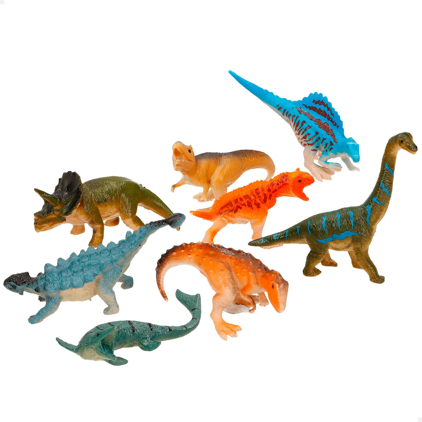 WORLD OF DINOSAURS-SET DE JUEGO C/8 DINOSAURIOS +3A
