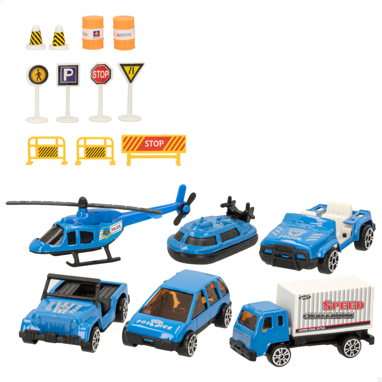 Set Ciudad con Vehículo de Metal SPEED&GO – (3 modelos surtidos)