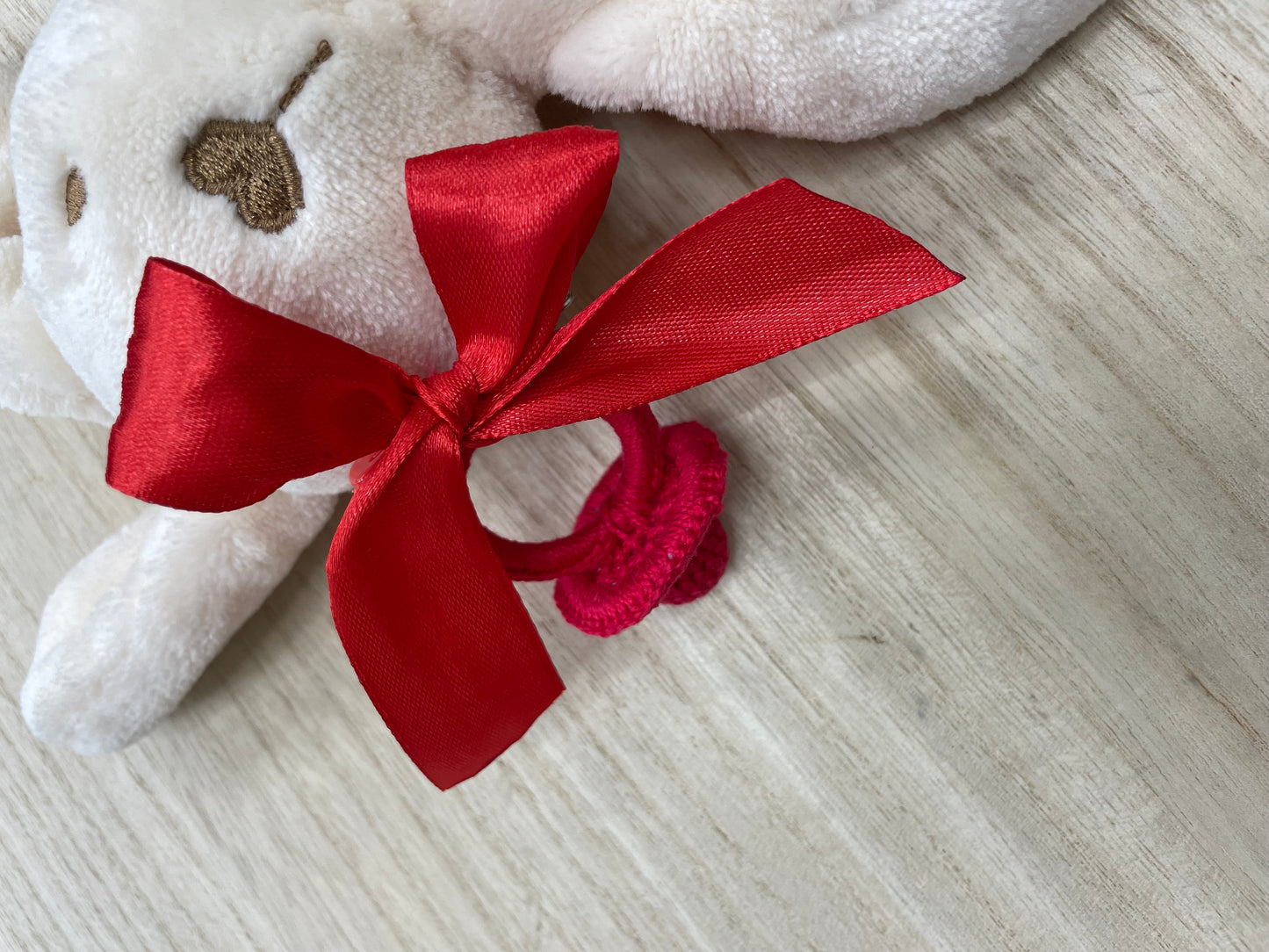 Chupetero de Ganchillo Buena Suerte | Hecho a Mano para Bebé