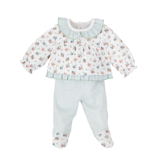 Conjunto polaina bebé niña Babidú familia Refugio – Tallas 0-6 meses