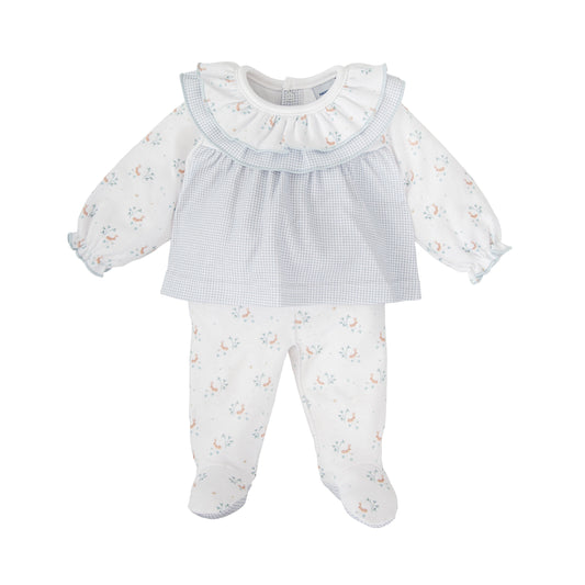 Conjunto polaina bebé niña Babidú familia Pradera – Tallas 0-6 meses