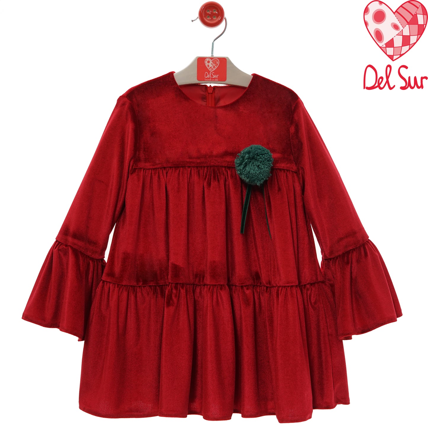 Vestido niña Charlestón Del Sur 🎄 | Navidad 2-6 años