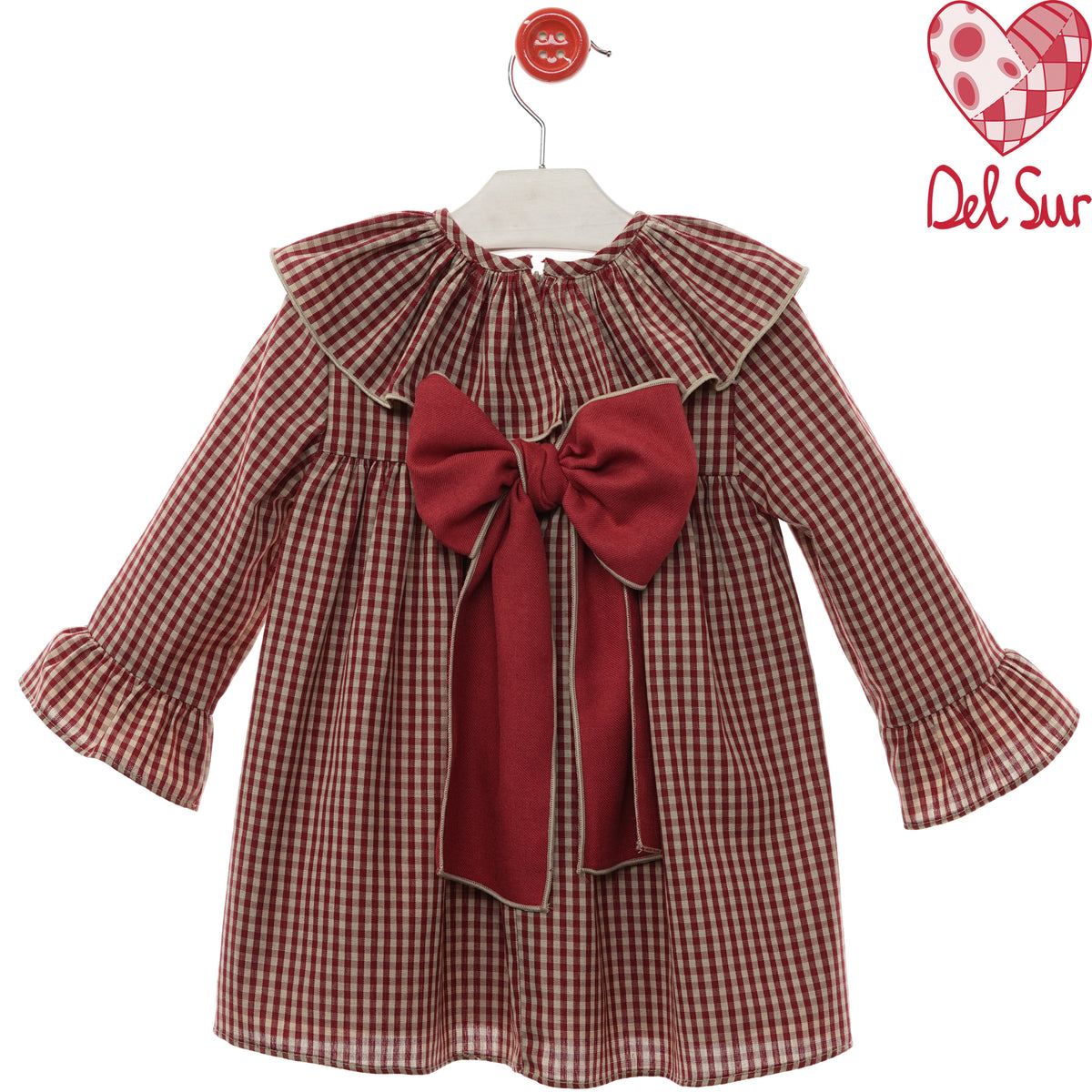 Vestido Infantil Manga Larga Del Sur Familia Roma – Tallas 3 a 10 Años | Art. 5186