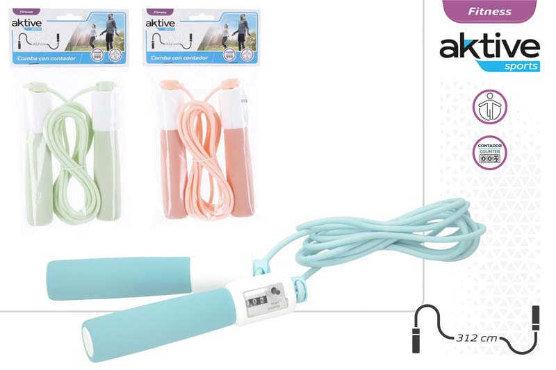 AKTIVE-COMBA C/CONTADOR 312CM - 3/S