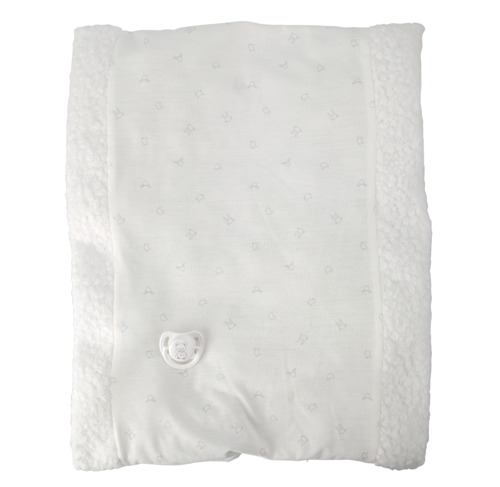 Muñeca con peso Babyto Elegance gris con cojín Arias – 35 cm de ternura y realismo