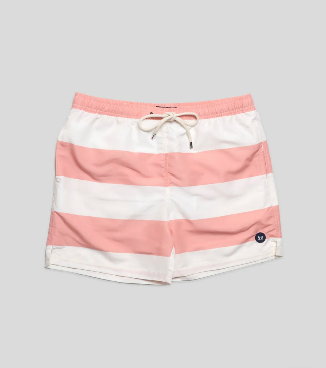 Bañador niño raya ancha coral Custi Mikelo 4-14 años