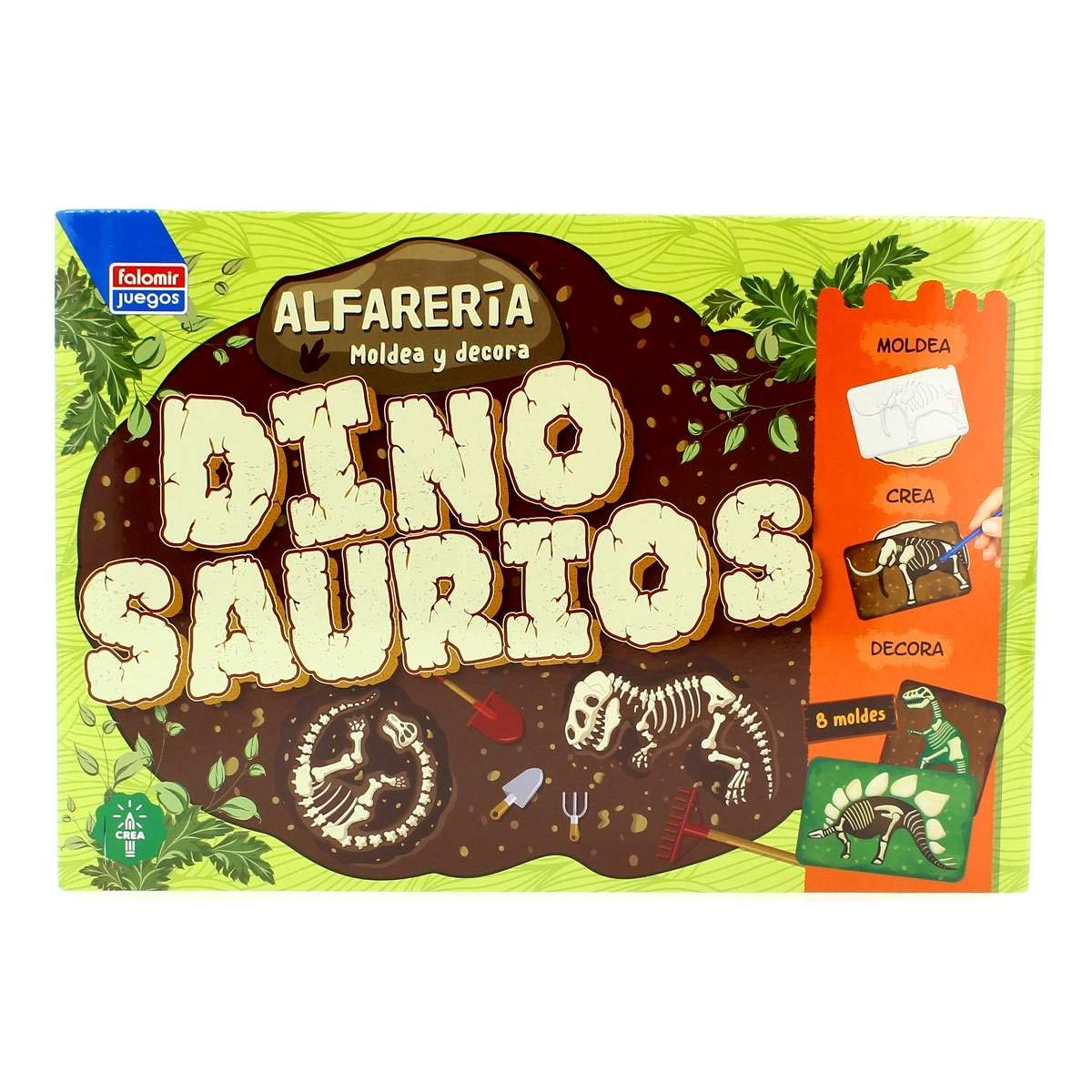 Falomir Alfarería Dinosaurios. Juego de mesa Artístico