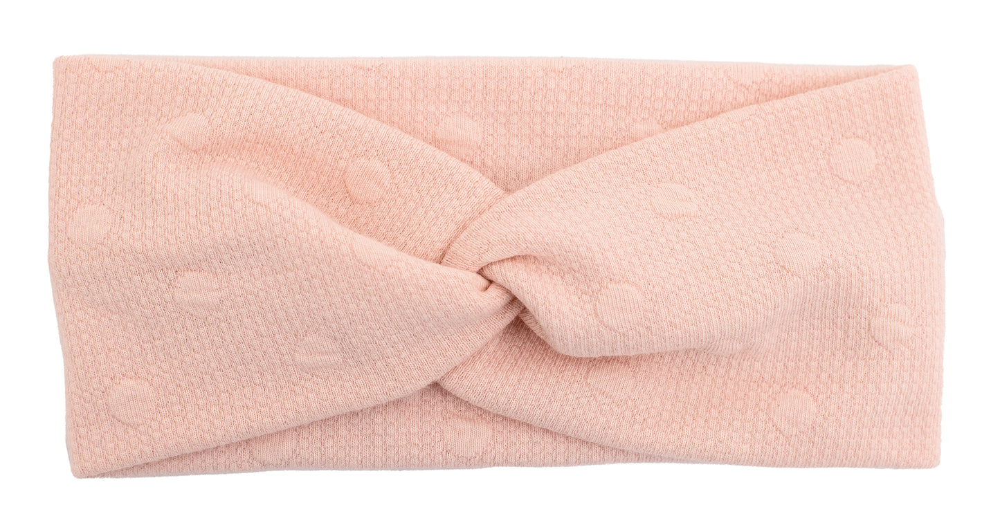Turbante Burán Rosa Calamaro | Primera Puesta Recién Nacida 100% Algodón