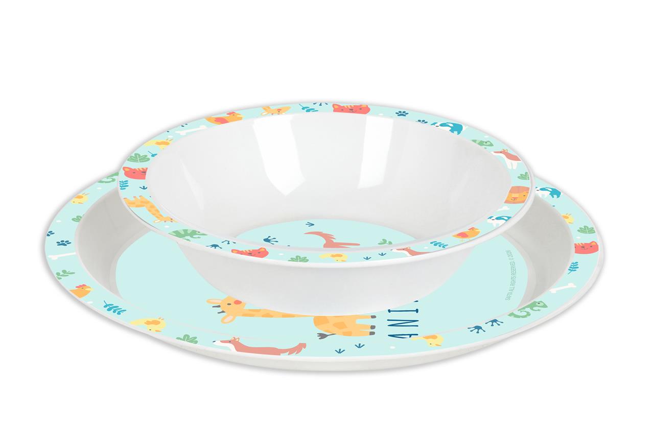 Set Vajilla Infantil Safta Pandi 5 Piezas