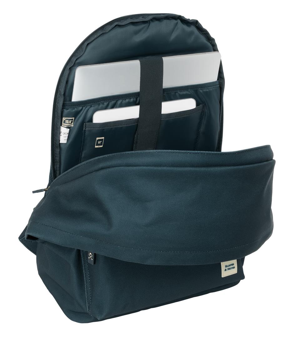 Mochila Portátil 15,6” + USB Harper & Neyer | Doble Compartimento Ergonómica