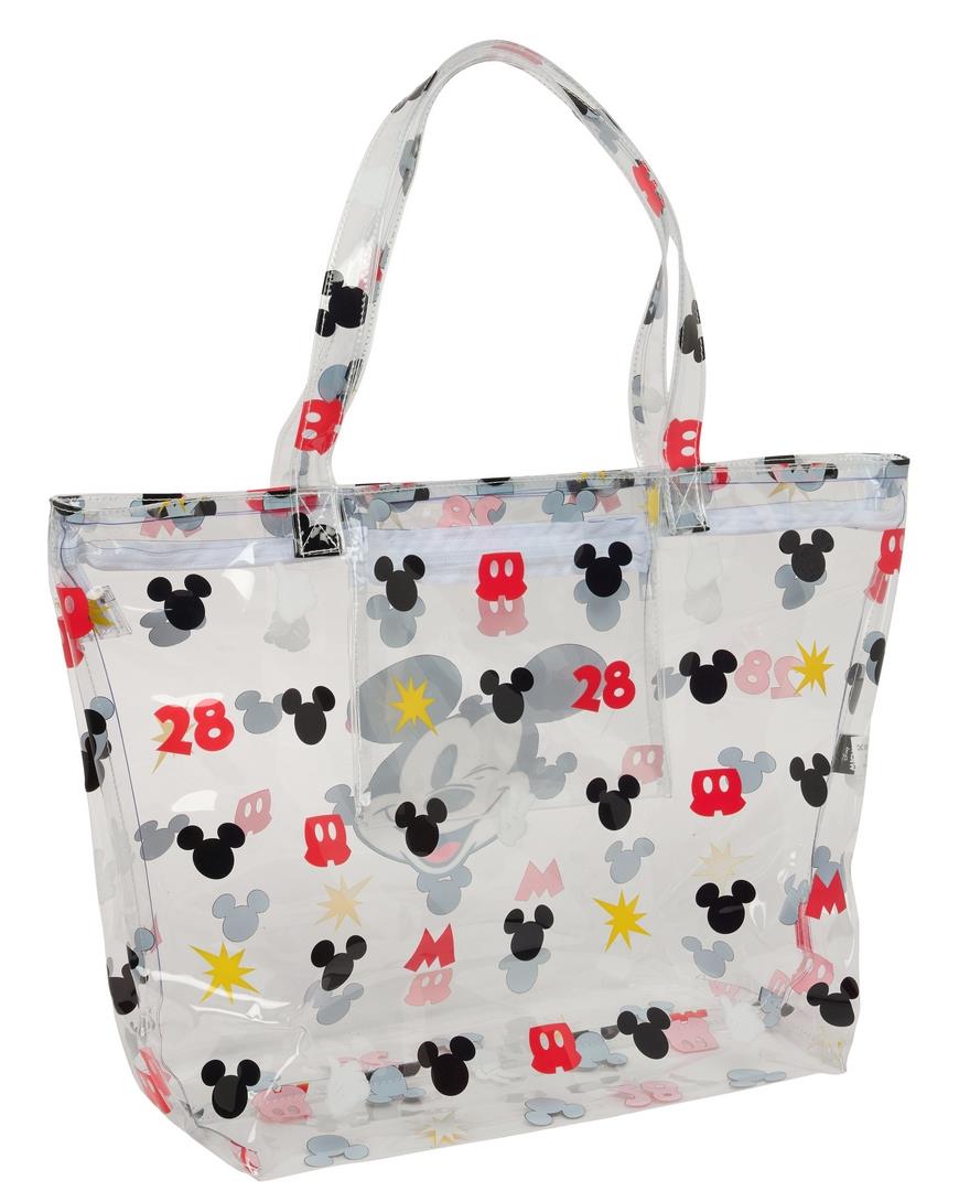 Bolso Shopping Mickey Mouse Beach transparente