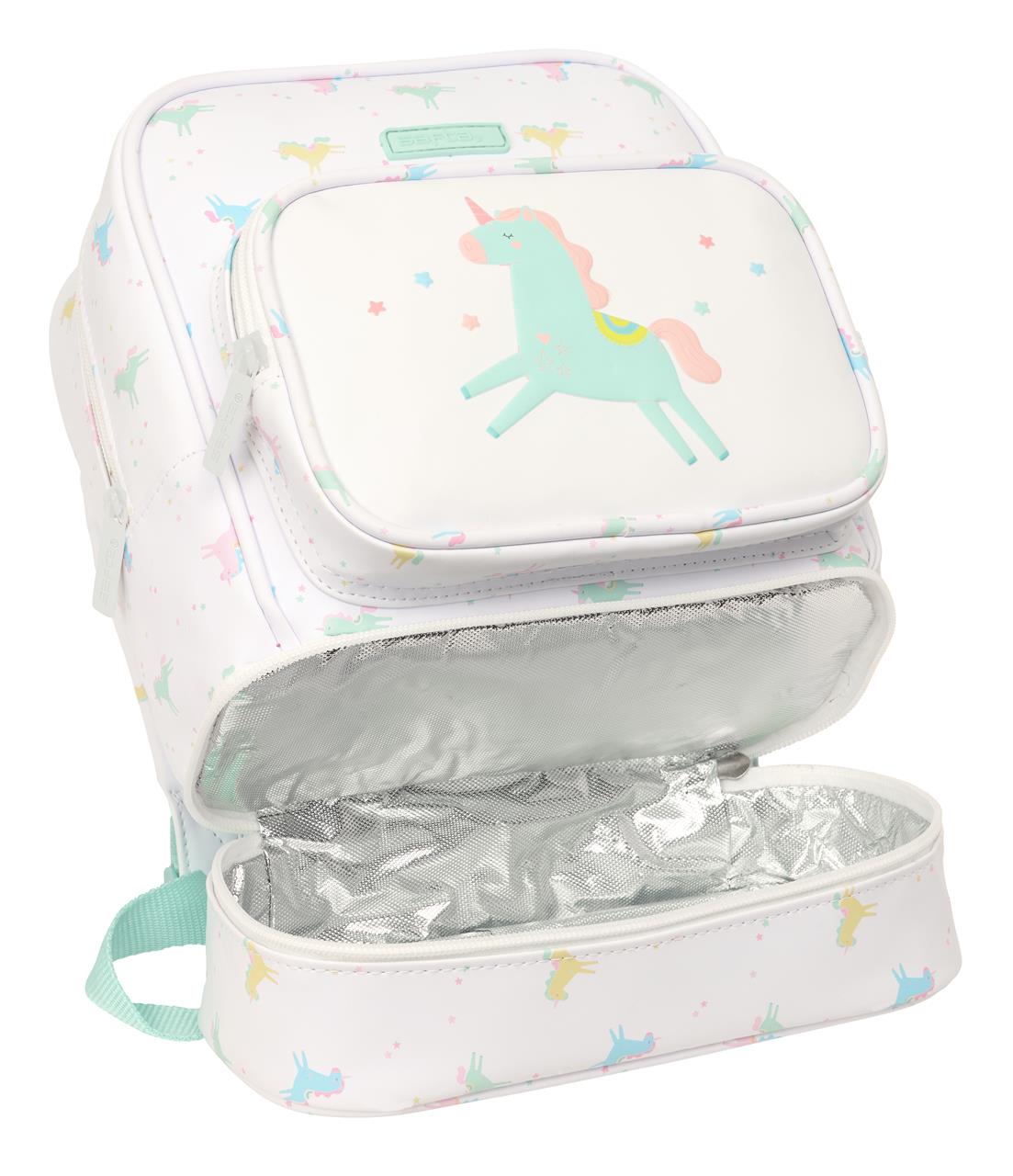 Mochila Nevera Guardería Safta Preescolar Unicornio