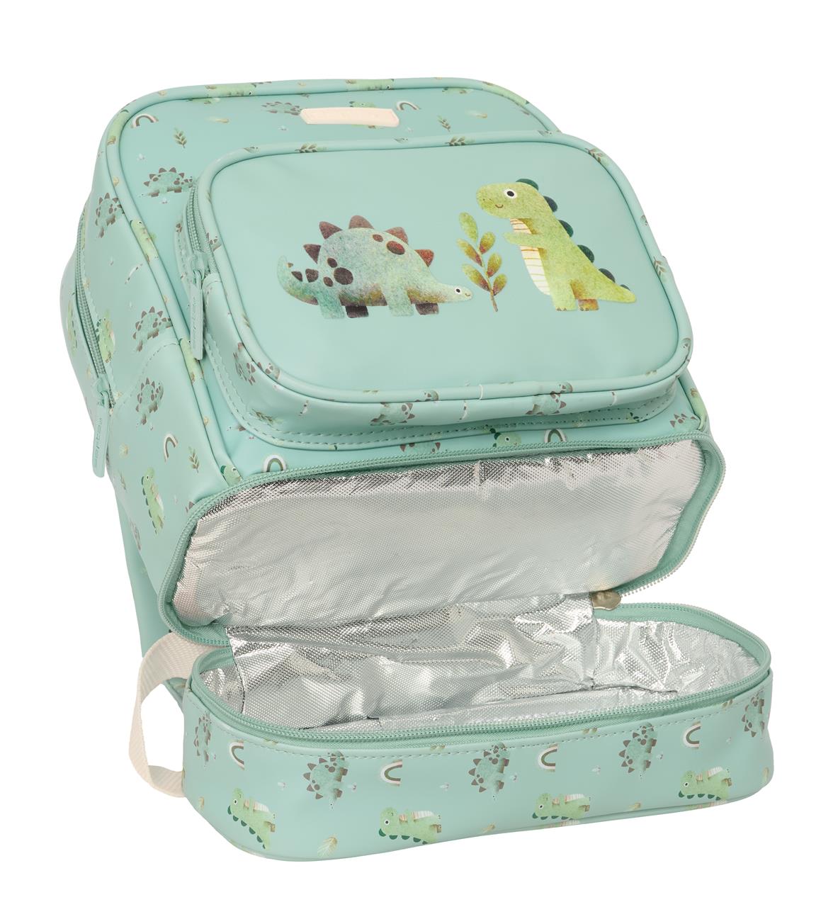 Mochila Nevera Guardería Safta Preescolar Dinos